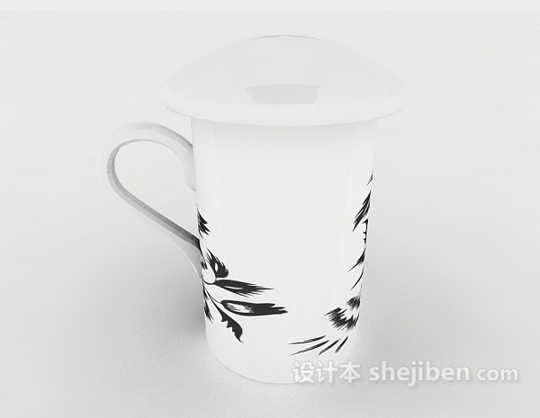 设计本个人陶瓷茶杯3d模型下载