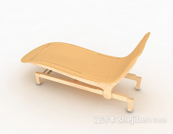 现代风格简单现代休闲椅3d模型下载