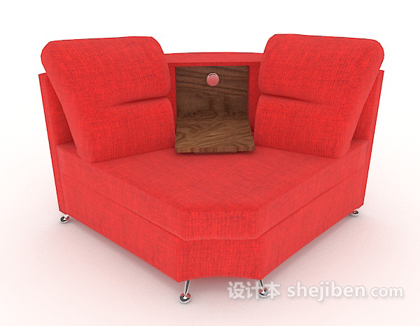 现代风格现代单人沙发3d模型下载