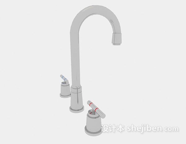设计本浴室水龙头3d模型下载