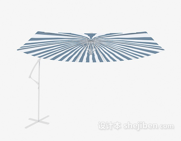 设计本遮阳沙滩伞3d模型下载
