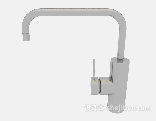 设计本厨房简单水龙头3d模型下载