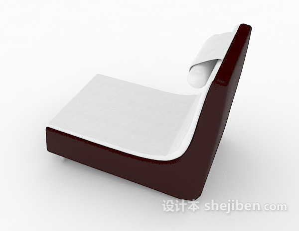 设计本个性简约单人沙发3d模型下载