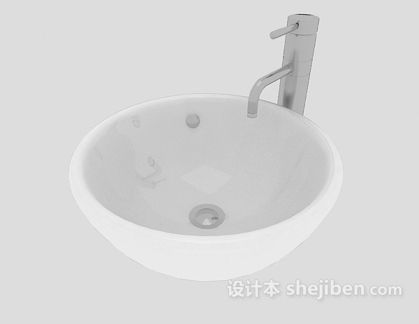 洗手池、洗脸池3d模型下载