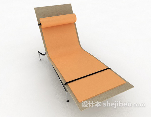 免费简单躺椅3d模型下载