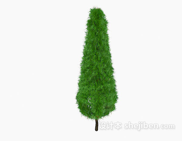免费室外绿色树3d模型下载