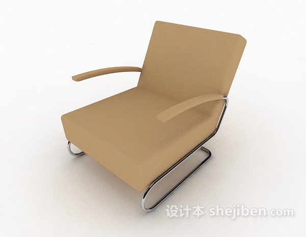 简单居家休闲椅3d模型下载
