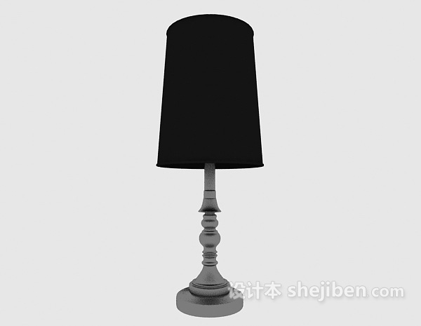 现代风格简单床头灯3d模型下载