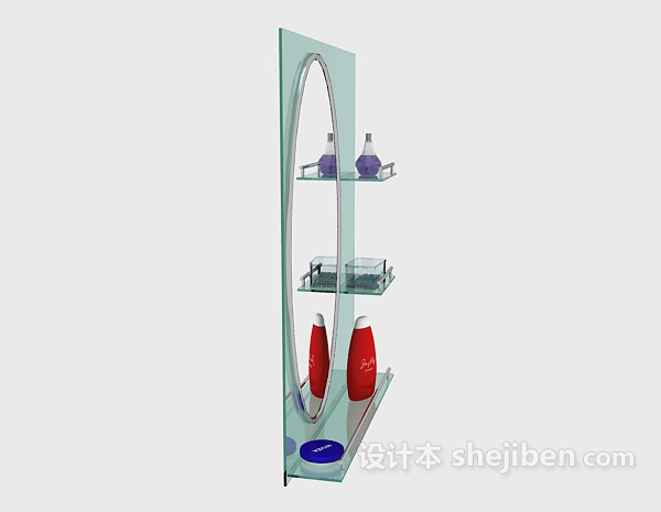 设计本现代简单卫浴镜3d模型下载