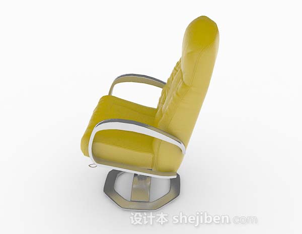 免费个性黄绿色休闲椅子3d模型下载