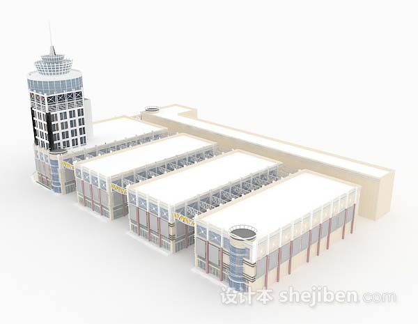 免费现代标志性建筑3d模型下载