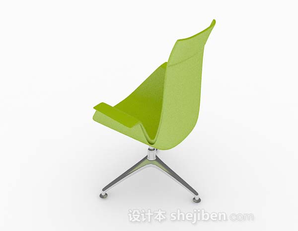 设计本绿色休闲椅子3d模型下载