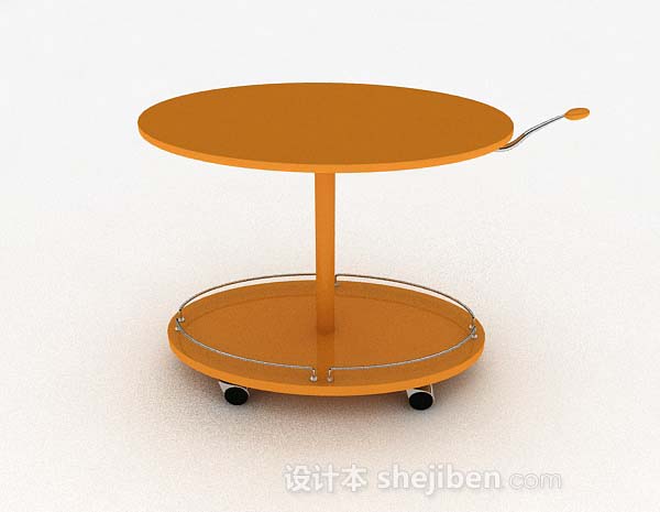 个性简约黄色餐桌3d模型下载