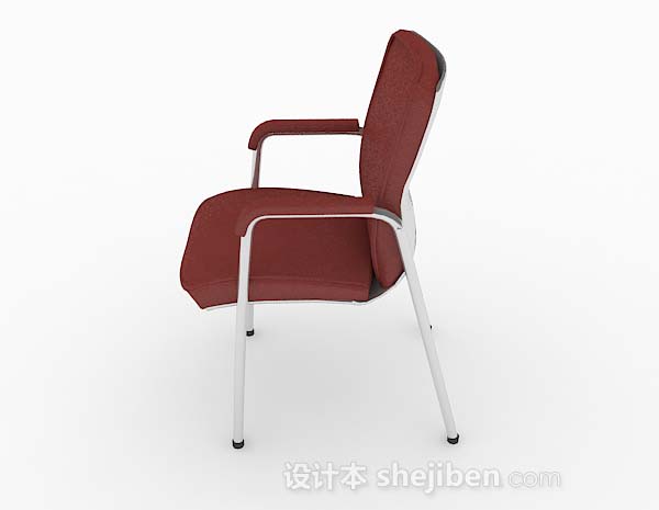 免费现代简约红色家居椅子3d模型下载