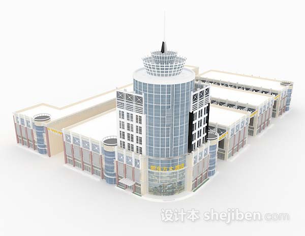 现代标志性建筑3d模型下载