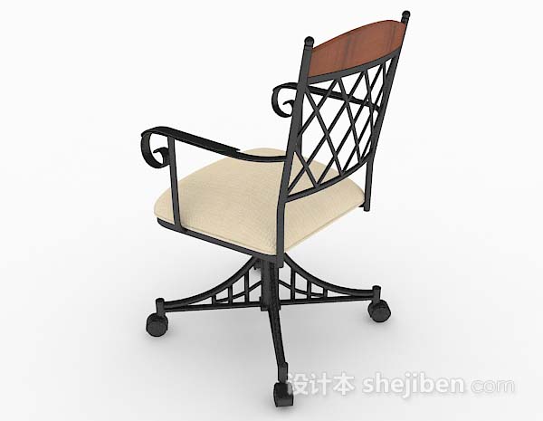设计本现代休闲个性椅子3d模型下载