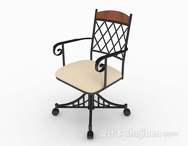 现代风格现代休闲个性椅子3d模型下载