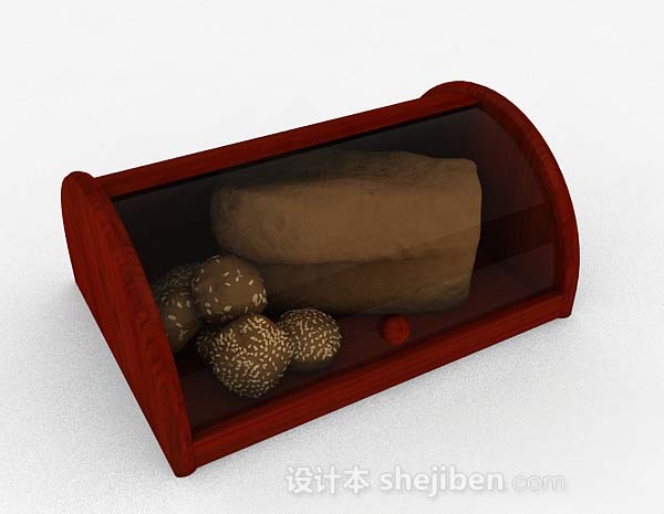 面包和糯米球3d模型下载