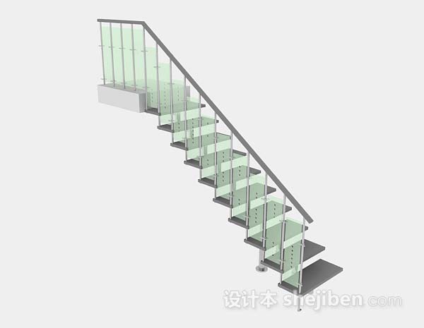 简单楼梯3d模型下载