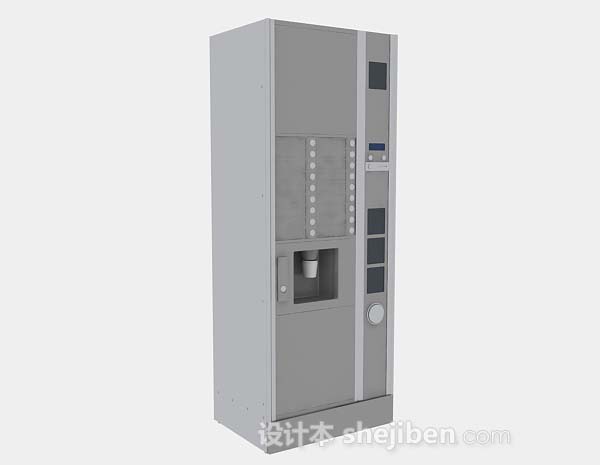 现代风格电冰箱3d模型下载