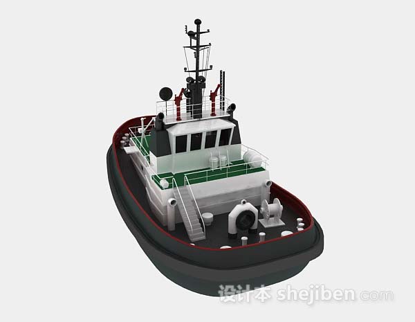 设计本游艇3d模型下载