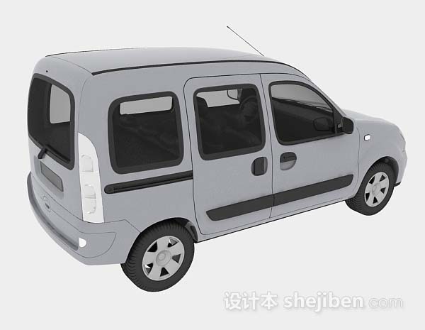 设计本灰色汽车3d模型下载