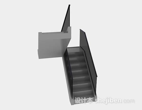 免费简约楼梯3d模型下载