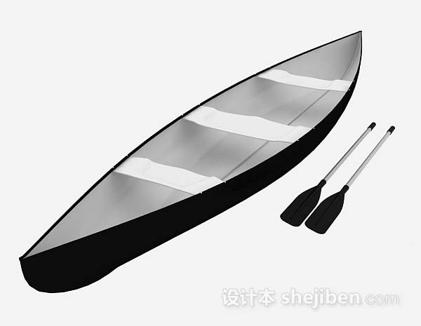 简单划艇3d模型下载
