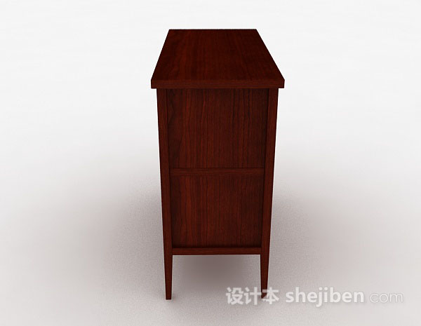 设计本中式简单衣柜3d模型下载
