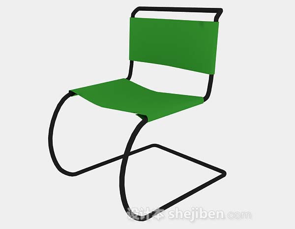 免费绿色休闲椅子3d模型下载