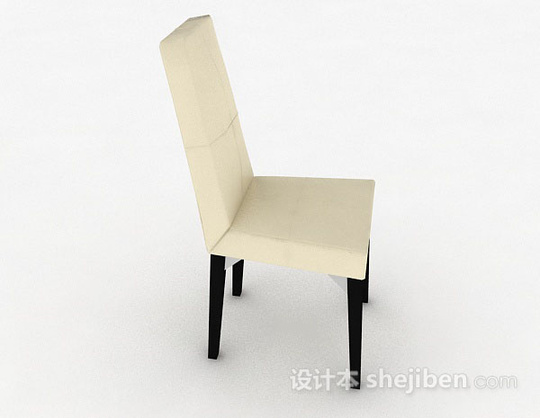 免费简约家居椅子3d模型下载