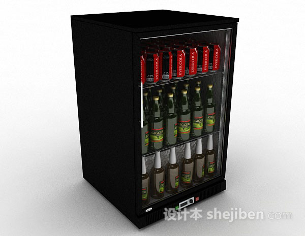 啤酒冰柜3d模型下载