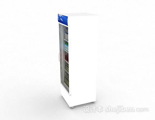 免费饮料冰柜3d模型下载