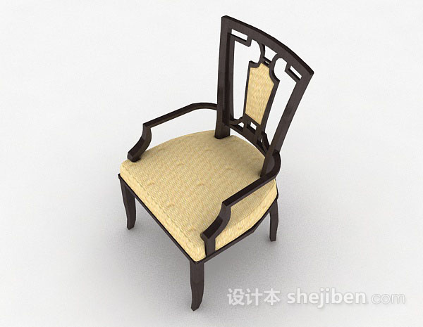 中式风格中式家居椅子3d模型下载