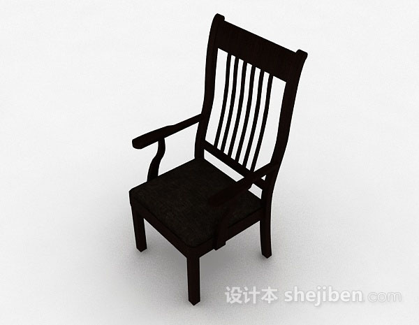 免费木质家居椅子3d模型下载