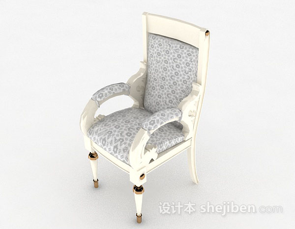 免费欧式家居椅子3d模型下载