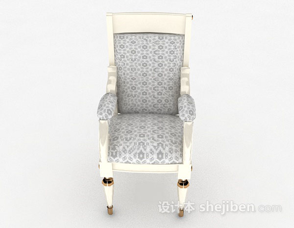 欧式风格欧式家居椅子3d模型下载