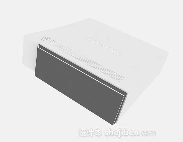设计本XBOX游戏机3d模型下载