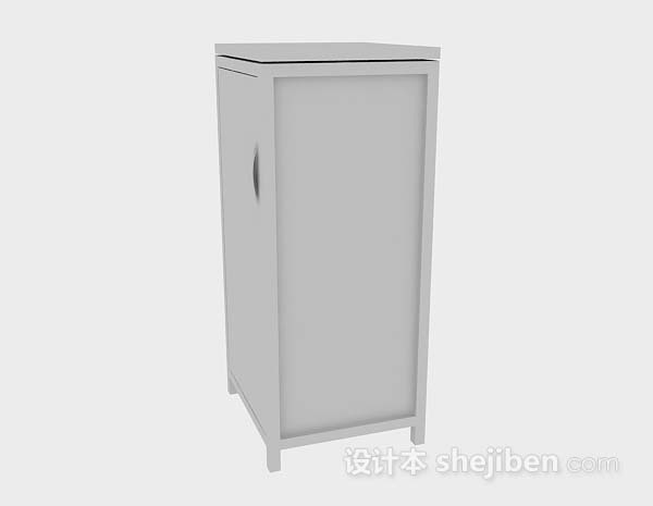 设计本灰色衣柜3d模型下载