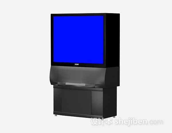 现代风格简约电视机3d模型下载