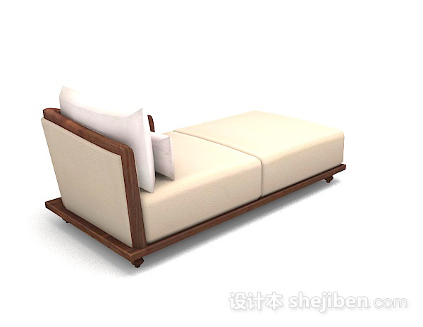 设计本简约双人沙发3d模型下载