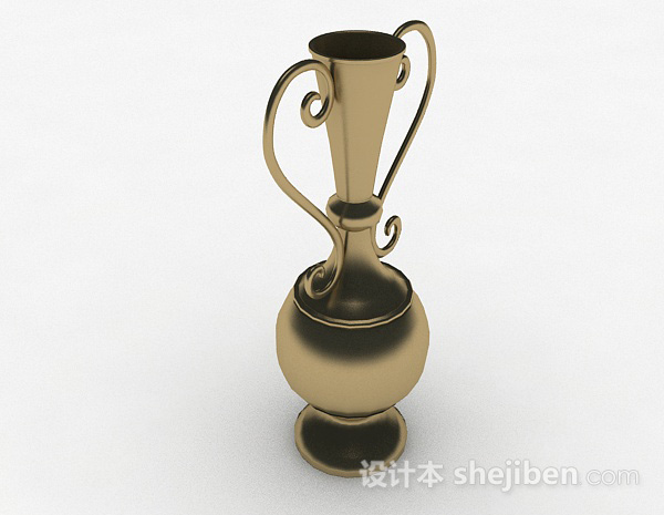 设计本摆设花瓶3d模型下载