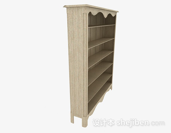 设计本木质家居展示柜3d模型下载