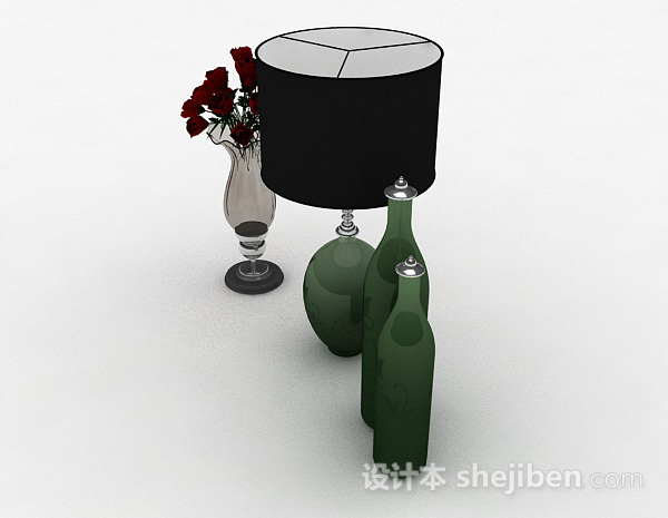免费室内花瓶摆设品3d模型下载