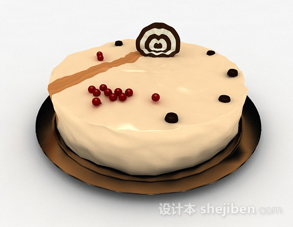 蛋糕甜品3d模型下载