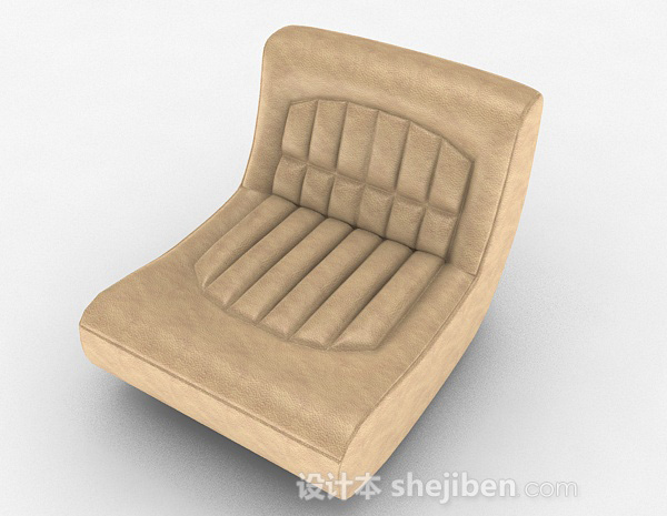 免费休闲单人沙发3d模型下载