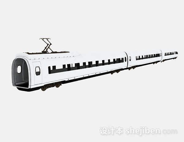 设计本现代风格白色地铁3d模型下载