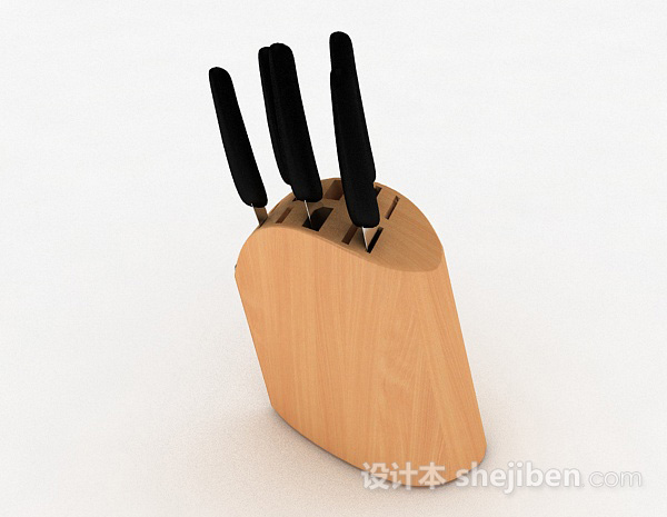 厨房刀具套装3d模型下载