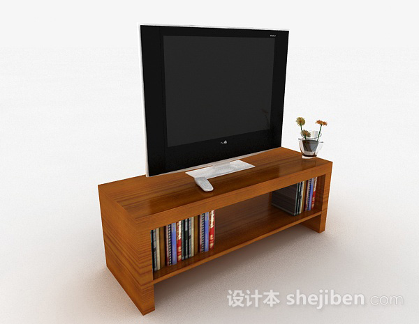 现代风格简约电视柜3d模型下载