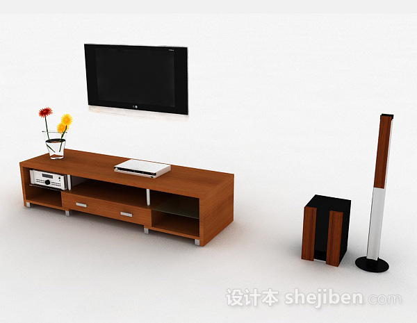 现代风格现代风格时尚组合电视柜3d模型下载
